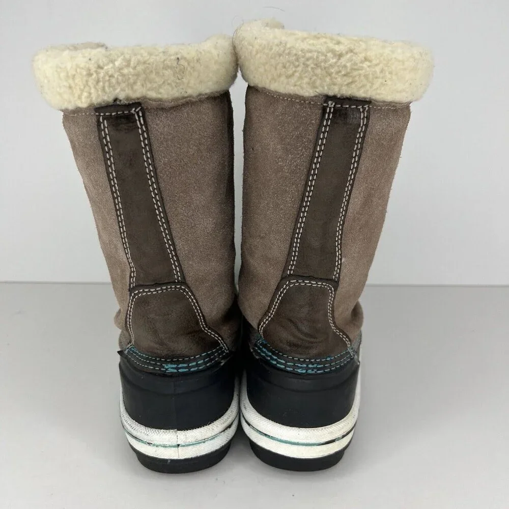 Cat & Jack Thermolite Insulated Girls Size 2 Faux FurLined Duck Boots